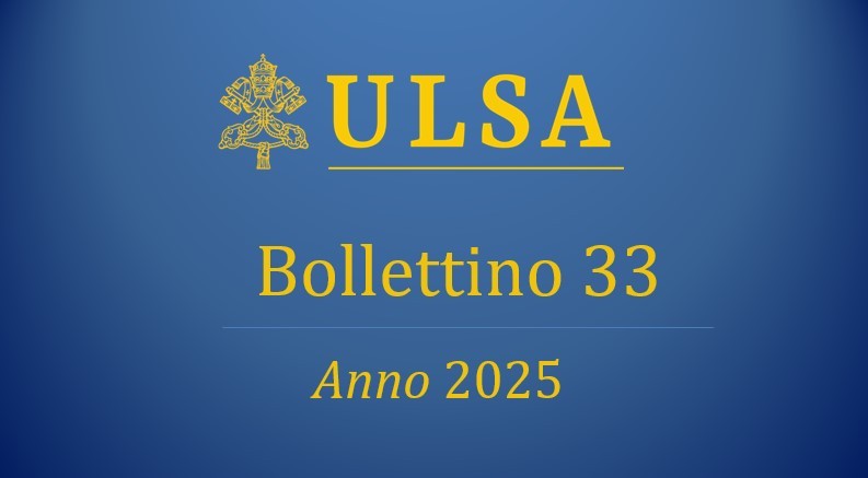 Bollettino N. 33 - 2025